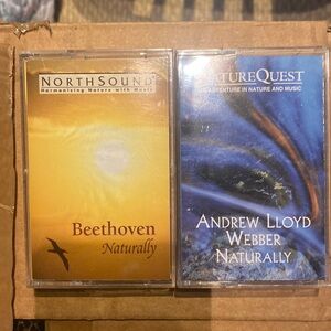 Two cassettes- Beethoven and Andrew Lloyd Webber